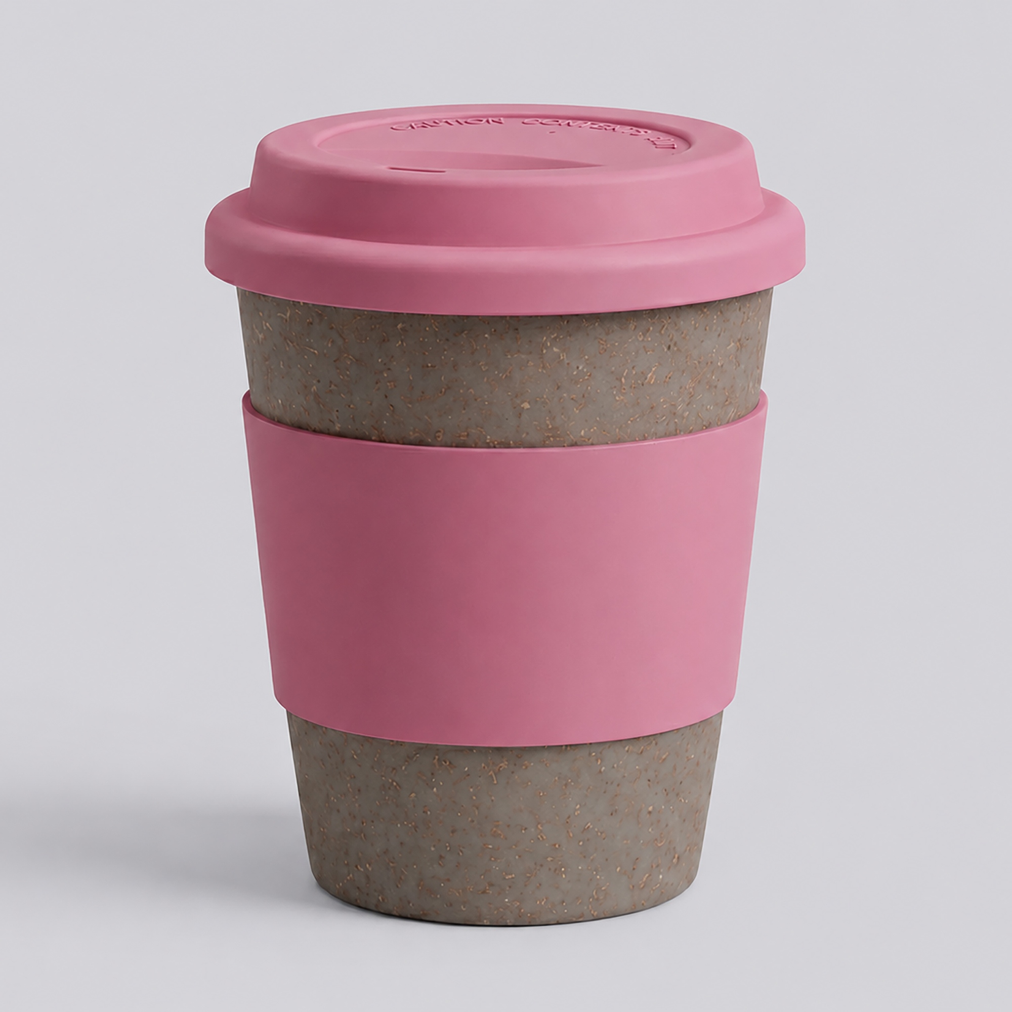 Стакан с силиконовой крышкой "Cafe", dust pink