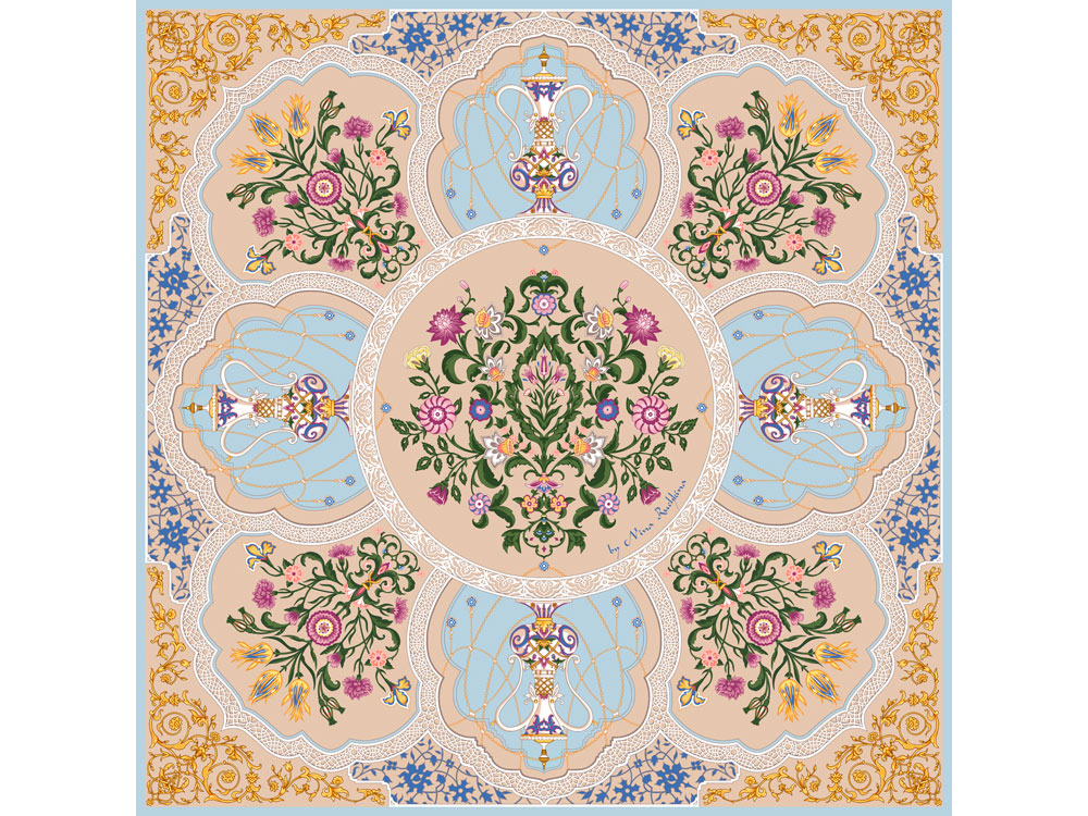 Платок "Сады Востока"