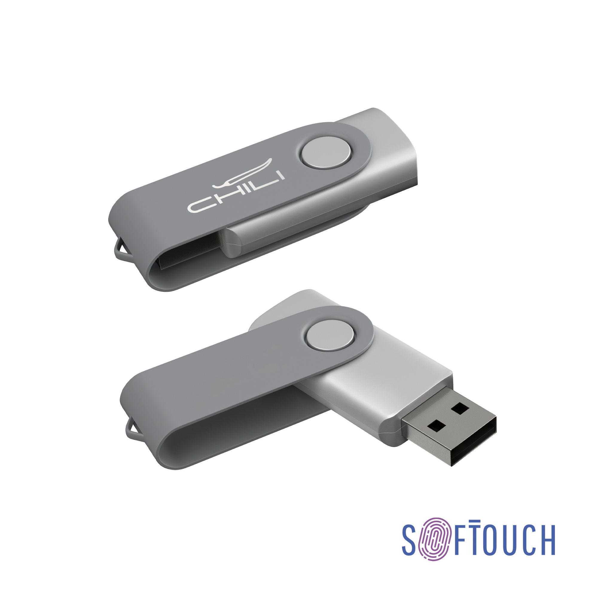 Флеш-карта "Vostok", объем памяти 16GB, покрытие soft touch#