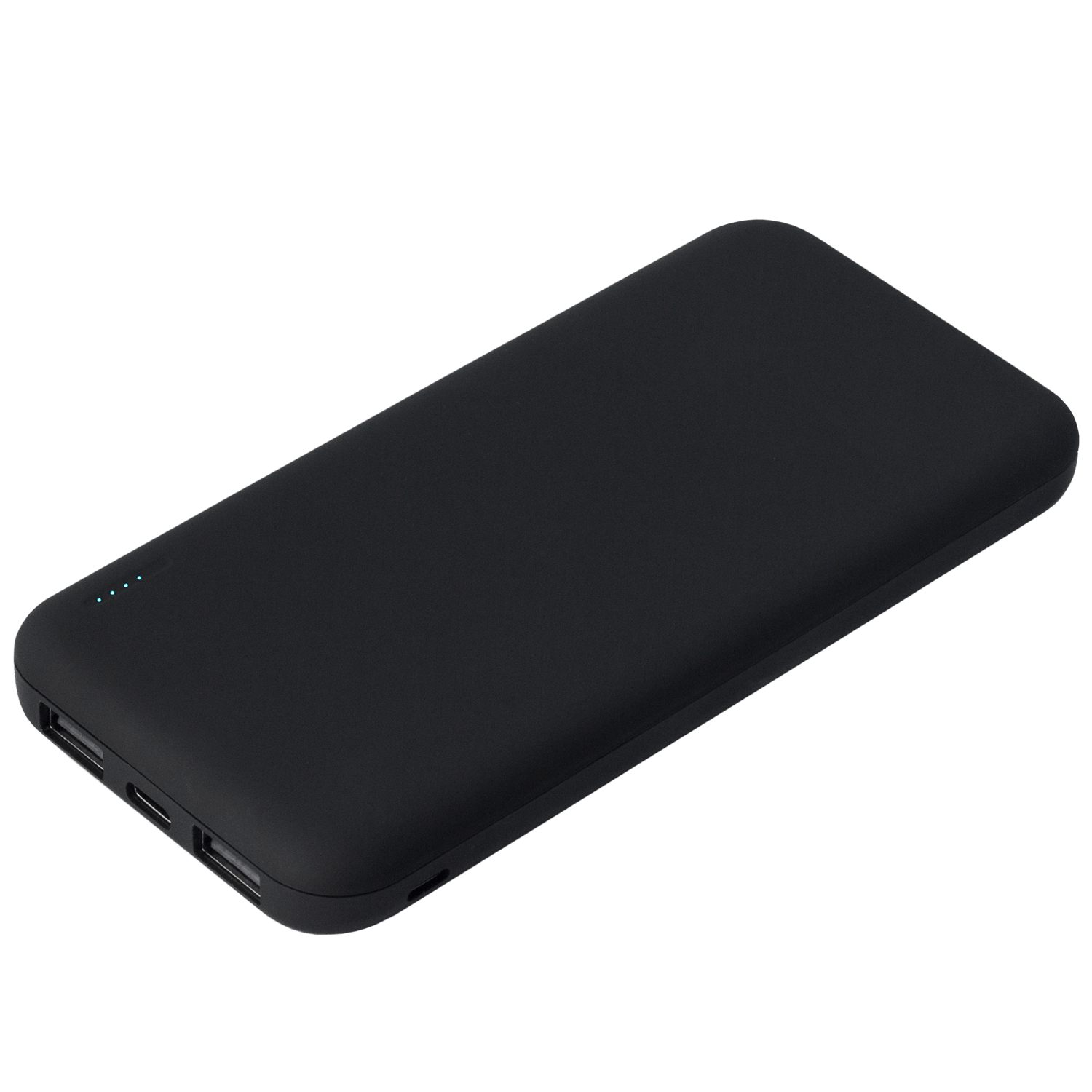Внешний аккумулятор с подсветкой Люче (Luce) 10000 mAh, черный