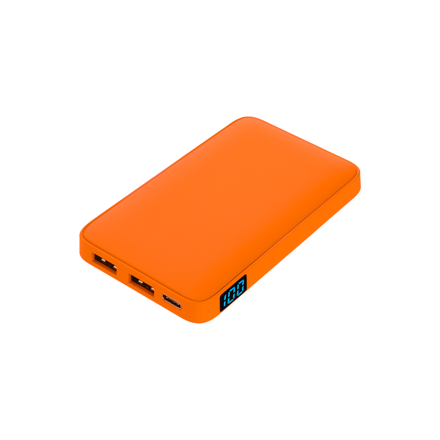Внешний аккумулятор с подсветкой Анкор (Ancor) 5000 mAh, оранжевый