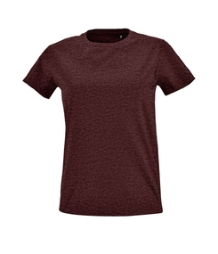 Футболка женская Imperial Fit Women бордовый меланж, размер L