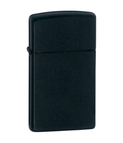 Зажигалка Zippo Slim Matt, матовая черная