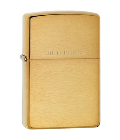 Зажигалка Zippo Classic Brushed, золотистая