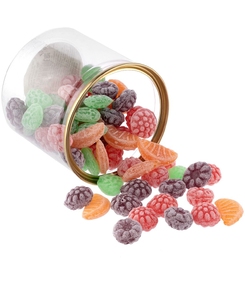 Карамель леденцовая Candy Crush, со вкусом фруктов, с прозрачной крышкой