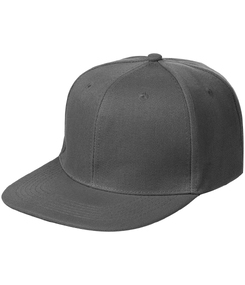 Бейсболка Snapback с прямым козырьком, серая