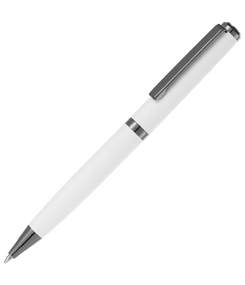 Ручка шариковая Inkish Gunmetal в футляре, белая