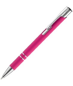 Ручка шариковая Keskus Soft Touch, розовая