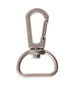 Застежка-карабин Snap Hook, M, серебристая