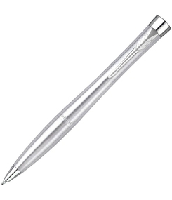 Ручка шариковая Parker Urban Twist Metro Metallic CT, серебристая