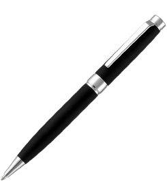 Ручка шариковая Broad Ring Soft Touch, черная