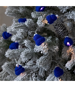 Гирлянда Cosy Poms, синяя
