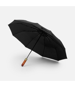 Зонт складной Cloudburst в подарочной упаковке, черный