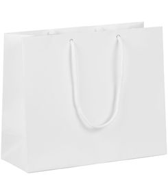 Пакет бумажный с ламинацией Lami Tote S, белый