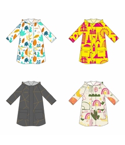 Дождевик классический RainCoat Premium на заказ, разноцветный, M/L