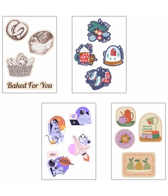 Объемные наклейки под смолой Sticker Pack на заказ