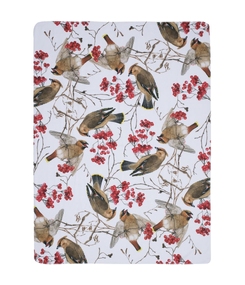 Флисовый плед Winter Bird