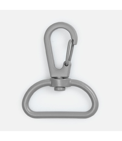 Застежка-карабин Snap Hook, L, серая