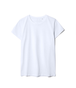 Футболка женская T-bolka Stretch Lady, белая (холодный оттенок), размер S