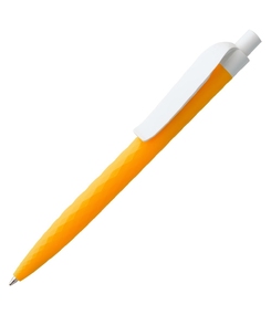 Ручка шариковая Prodir QS01 PMP-P, оранжевая с белым
