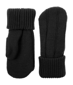 Варежки Knit Beat, черные, размер S/M
