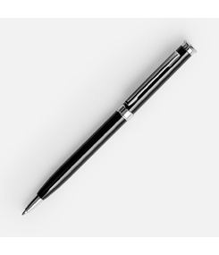 Ручка шариковая Finn Chrome, черная