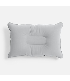 Надувная подушка Pillowish, серая
