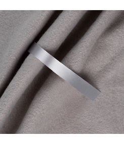 Лента сатиновая Satin 10 S, серая, 10 см