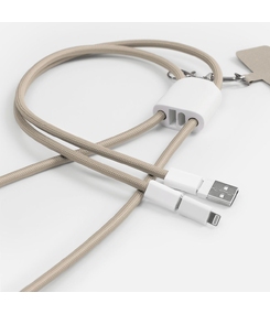 Кабель-ланьярд energyFlex Pro, серо-бежевый