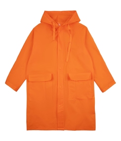 Дождевик детский RainDrop Kids, оранжевый, 8 лет (рост 118-128)