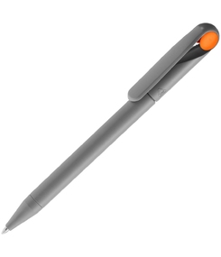 Ручка шариковая Prodir DS1 TMM Dot, серая с оранжевым