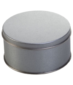 Коробка Pragmax S, круглая, серебристая