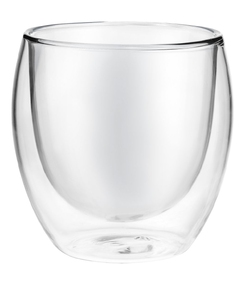 Стакан с двойными стенками Glass Bubble, бесцветный