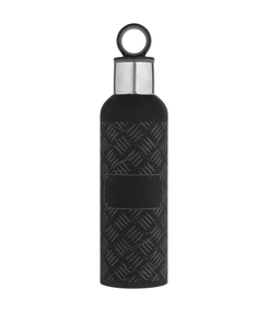 Термобутылка Hard Work Black, черная