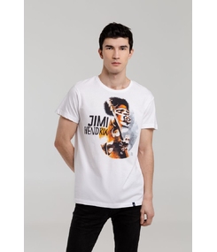 Футболка «Меламед. Jimi Hendrix», белая, размер XXL