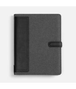 Ежедневник-органайзер Twill, недатированный, черный