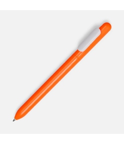 Ручка шариковая Swiper, оранжевая с белым
