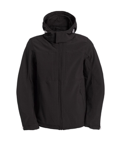 Куртка мужская Hooded Softshell черная, размер S