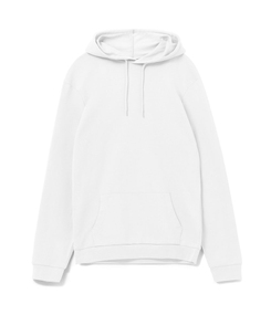Толстовка с капюшоном унисекс Hoodie, белая, размер S