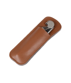 Футляр для штопора из искусственной кожи Corkscrew Case, коричневый