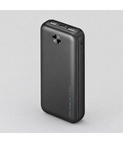 Внешний АКБ NRG Power V2 10000 мА-ч, 2A, 2xUSB, черный, Deppa