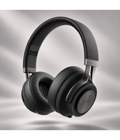 Беспроводные накладные наушники Stereo Style ANC , BT 5.0, ANC, 500мАч, черный, Deppa