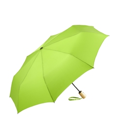 Зонт складной 5429 ÖkoBrella из бамбука, полуавтомат, лайм