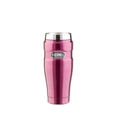 Кружка-термос со стальной колбой SK1005 Matte Raspberry leak proof Vacuum Travel Tumbler, 470ml., красный