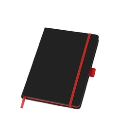Блокнот Color edge A5, черный/красный (Р)