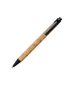 Шариковая ручка Midar из пробки и пшеничной соломы, черный