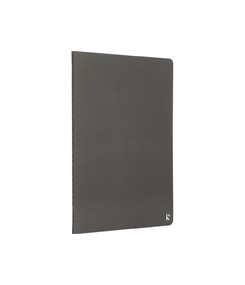 Комплект из двух блокнотов Karst формата A5 с листами из каменной бумаги, slate grey
