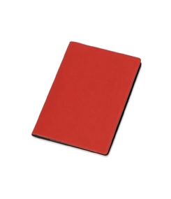 Классическая обложка для паспорта "Favor", красная/серая