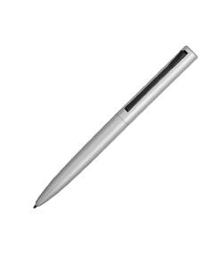 Ручка металлическая шариковая «Bevel», серебристый/черный