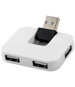 USB Hub "Gaia" на 4 порта, белый